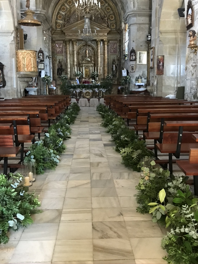 DECORACIÓN BODA IGLESIA GALICIA