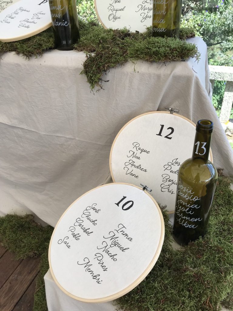 ideas para un seating plan originales